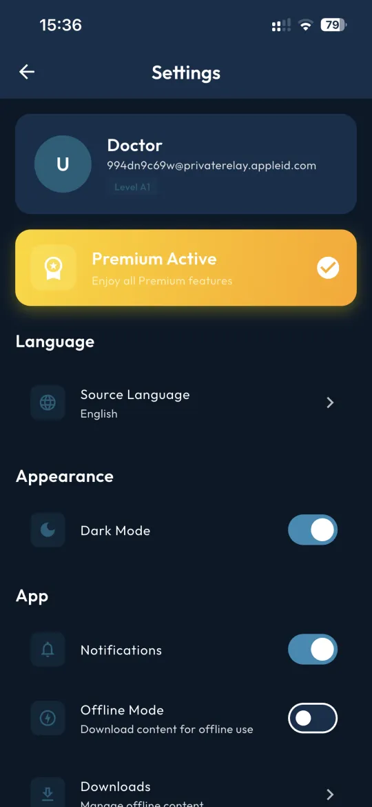 Dark mode